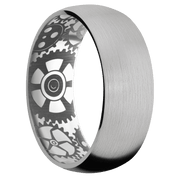 Ring with Gears Pattern