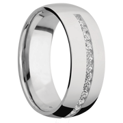 Ring with Half Eternity Gemstones
