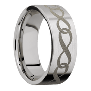 Ring with Locking Infinity Pattern