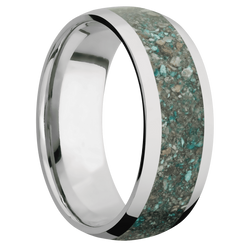 Ring with Ocean Jasper Inlay