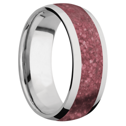Ring with Thulite Inlay