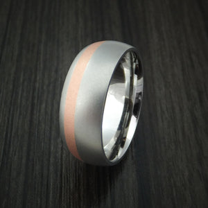 Cobalt Chrome and Copper Men's Ring Custom Made Wedding Band ...