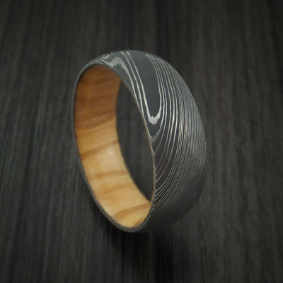 Olive Wood Hardwood Wedding Bands and Engagement Rings