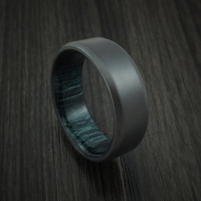 Indigo Hardwood Wedding Bands and Engagement Rings