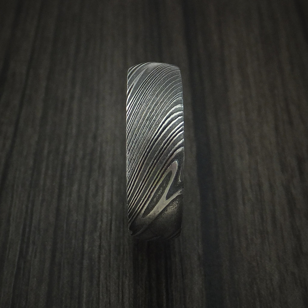 raindrop damascus ring