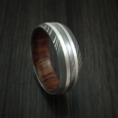 Koa Hardwood Wedding Bands and Engagement Rings