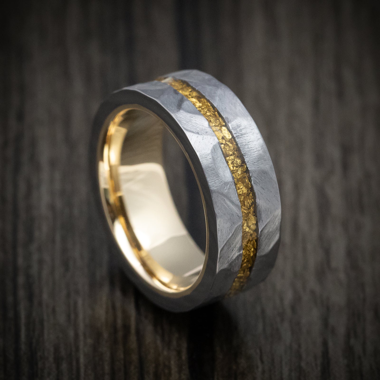 10] RAW 24K GOLD RING ロウ ゴールド スモークリング 指輪