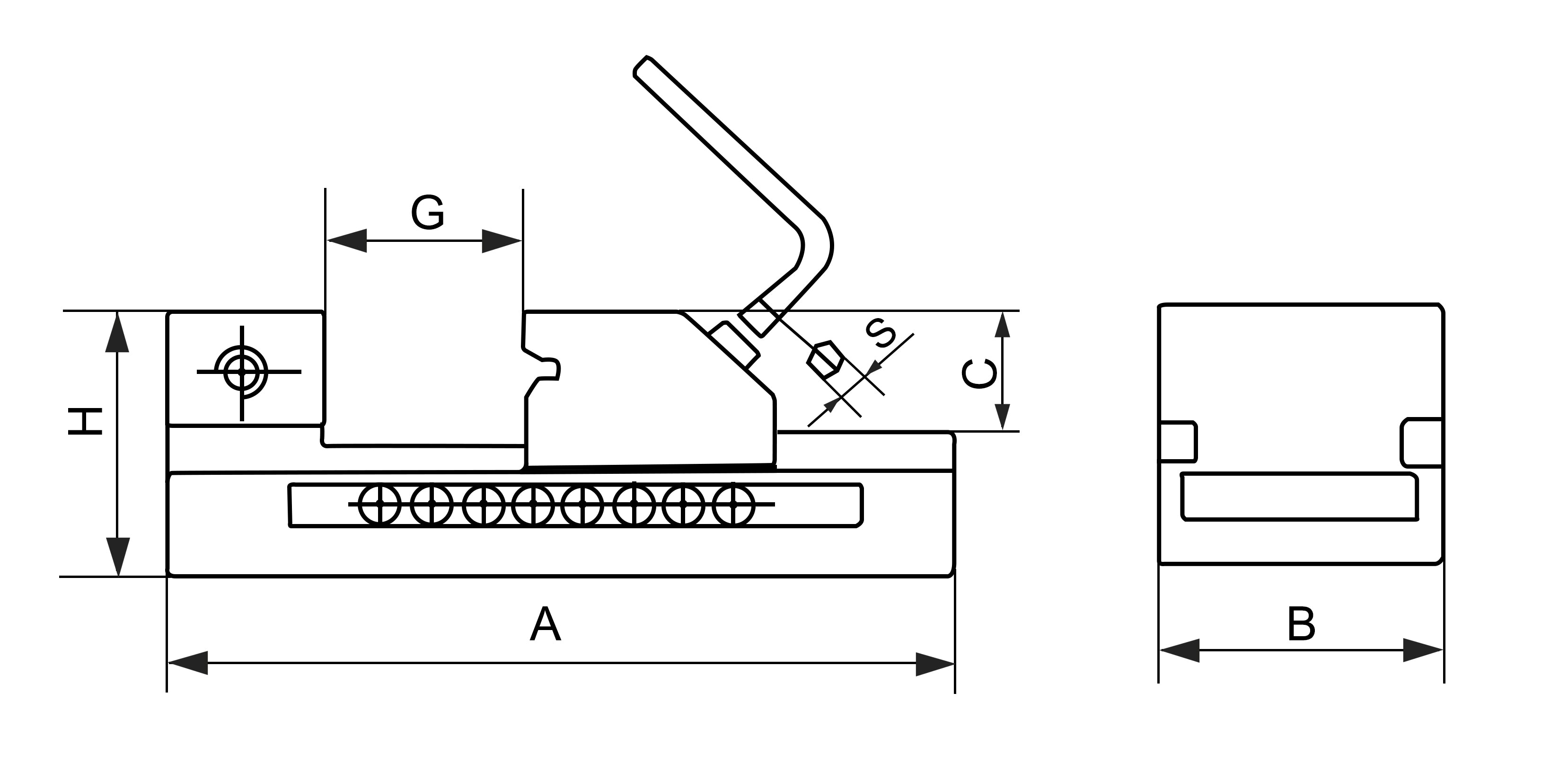 Schematic Diagram of Accusize Precision Screwless Vises