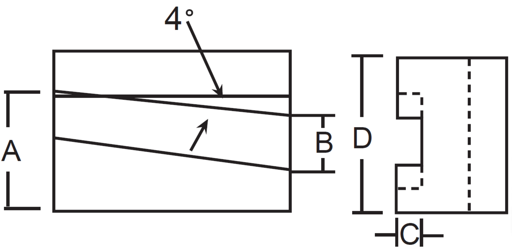 Diagram of UNIVERSAL PARTING BLADE HOLDER #7