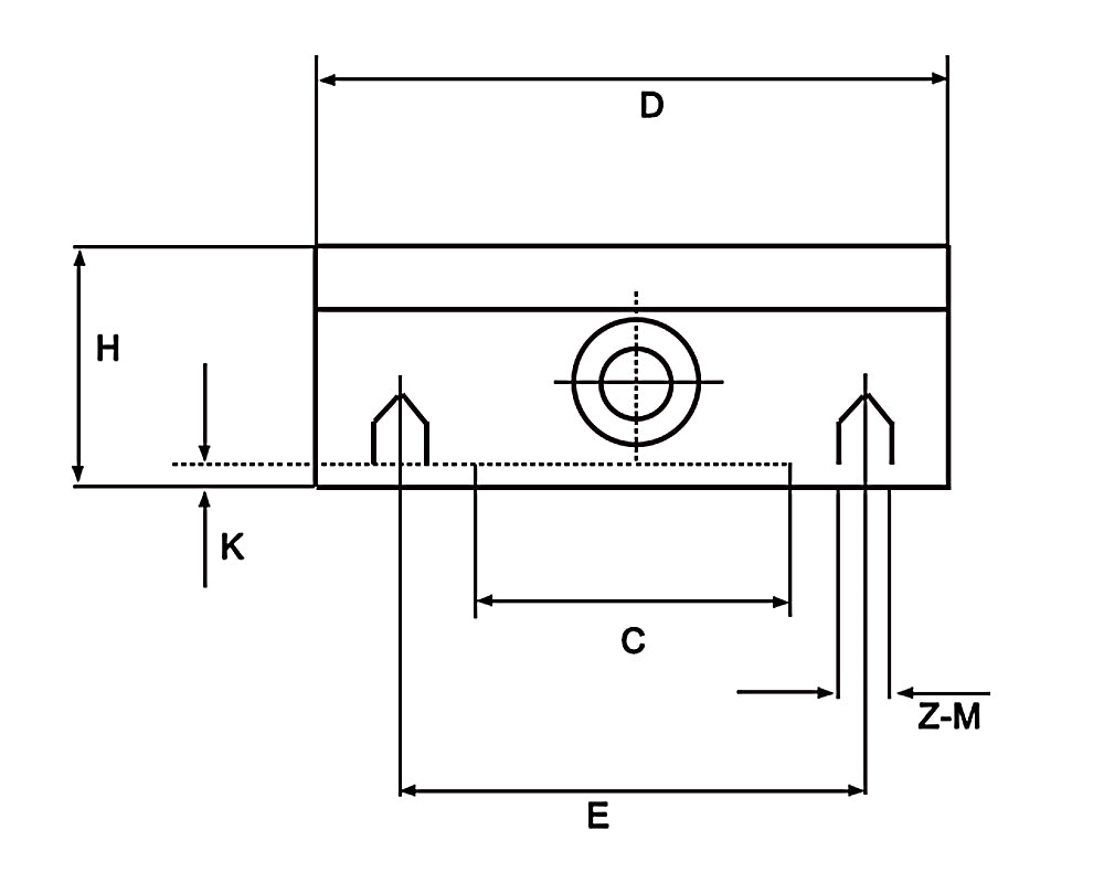 DIAGRAM OF CIRCUL PERMANENT MAGNETIC CHUCK