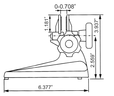 Micrometer Stand Diagram EG10-1430