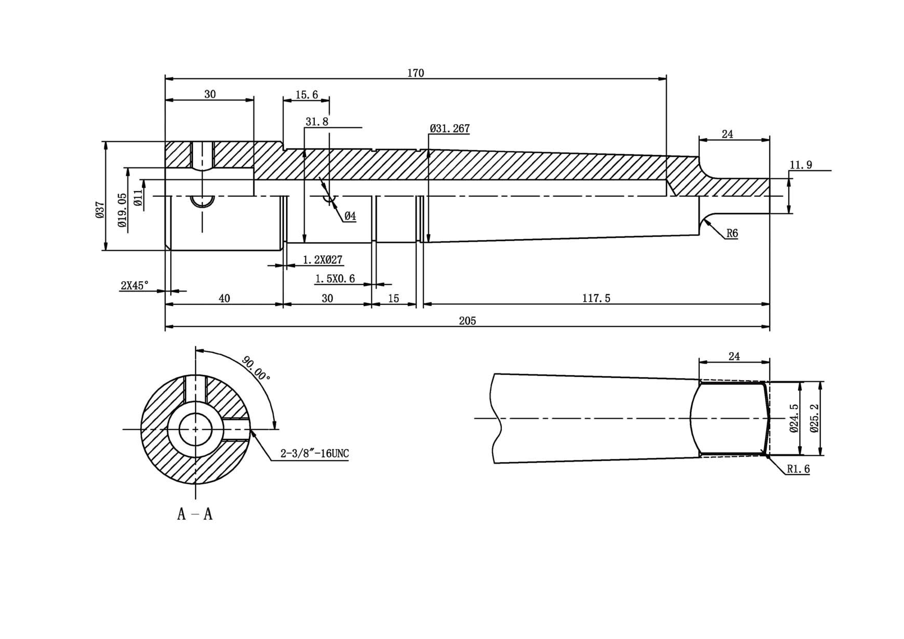 MC00-0004 Weldon Shank for Drill-Use Annular Cutter on Drill Press & Milling Machine