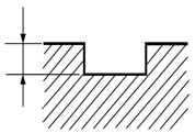 Slotting Diagram of  6800 TiAlN Coated Finishing End Mills