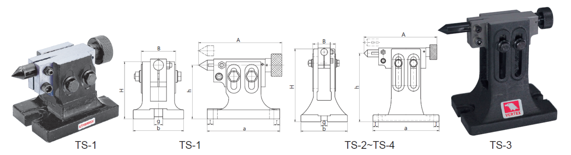 Schematic Diagram of Vertex Tail Stock