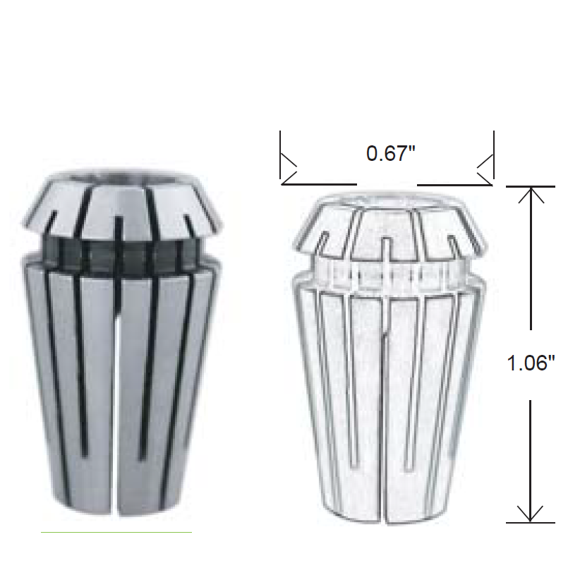 ER16 Collet Diagram