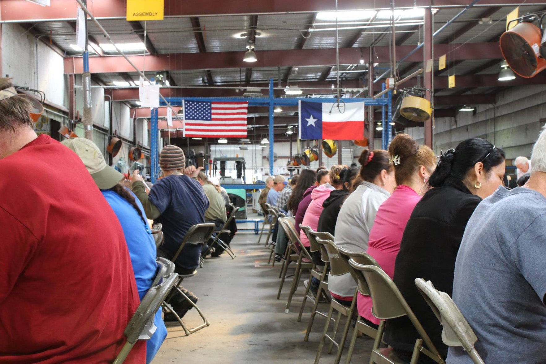 2015 annual holiday party at Ventamatic (Maxx Air) headquarters in Mineral Wells, Texas. 