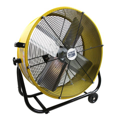 BF24TF YEL - Maxx Air 24 In. 2-Speed Tilting Direct Drive Drum Fan (Yellow)