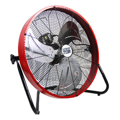 HVFF 20S RED - Maxx Air 20 In. 3-Speed Tilting High Velocity Floor Fan with Steel Shroud (Red)