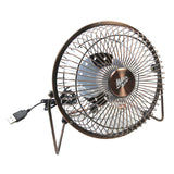 6 inch mini desk fan with USB plug. 