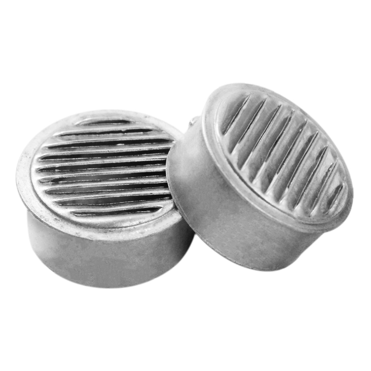 1 In. and 4 In. Round Mini Soffit Vents in Mill