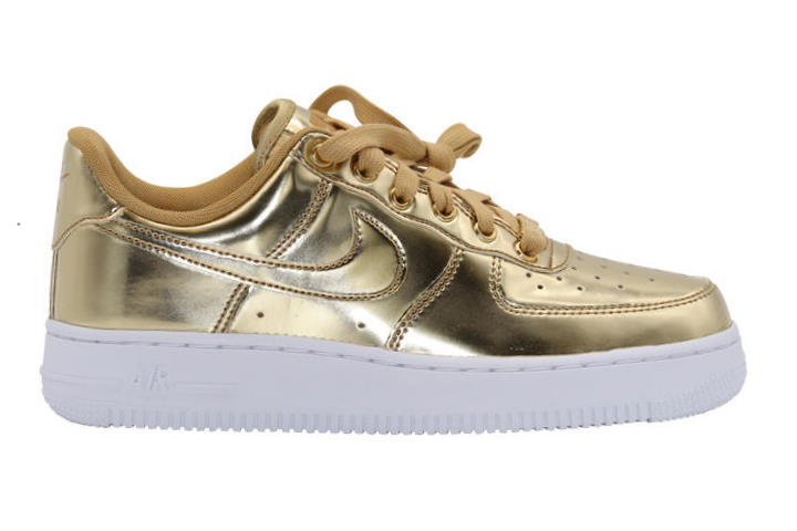 air force 1 low metallic gold