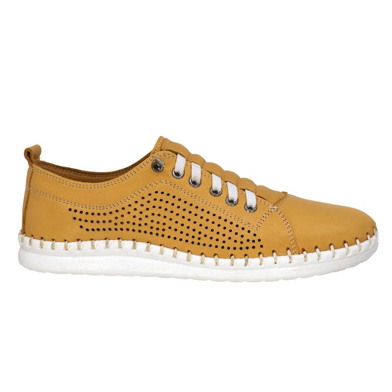 madison madison lace up casual yellow a