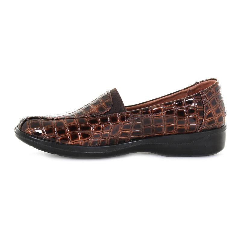 t22157 rayna casual shoe bronze crocco c