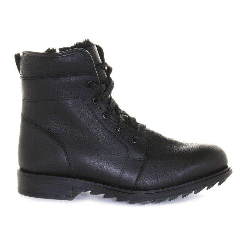 te180701 matthew shearling leather boot black a
