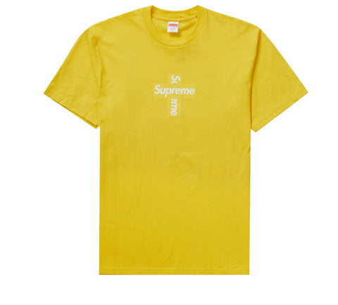 Supreme Cross Box Logo Tee Black – NonStopCop