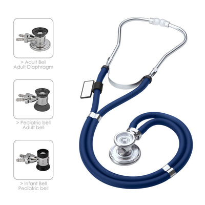 MDF® Sprague Rappaport Dual Head Stethoscope with Adult, Pediatric