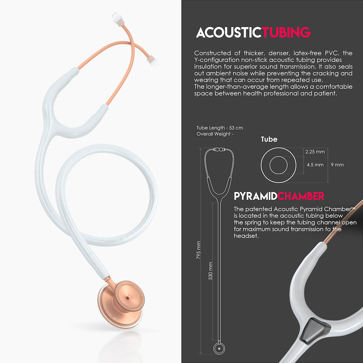 mdf instruments acoustica stethoscope