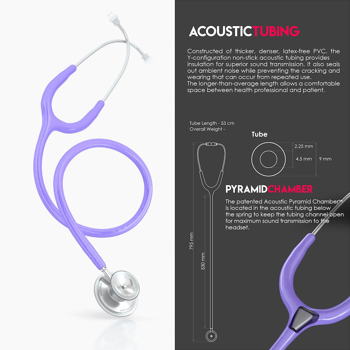 mdf instruments acoustica stethoscope