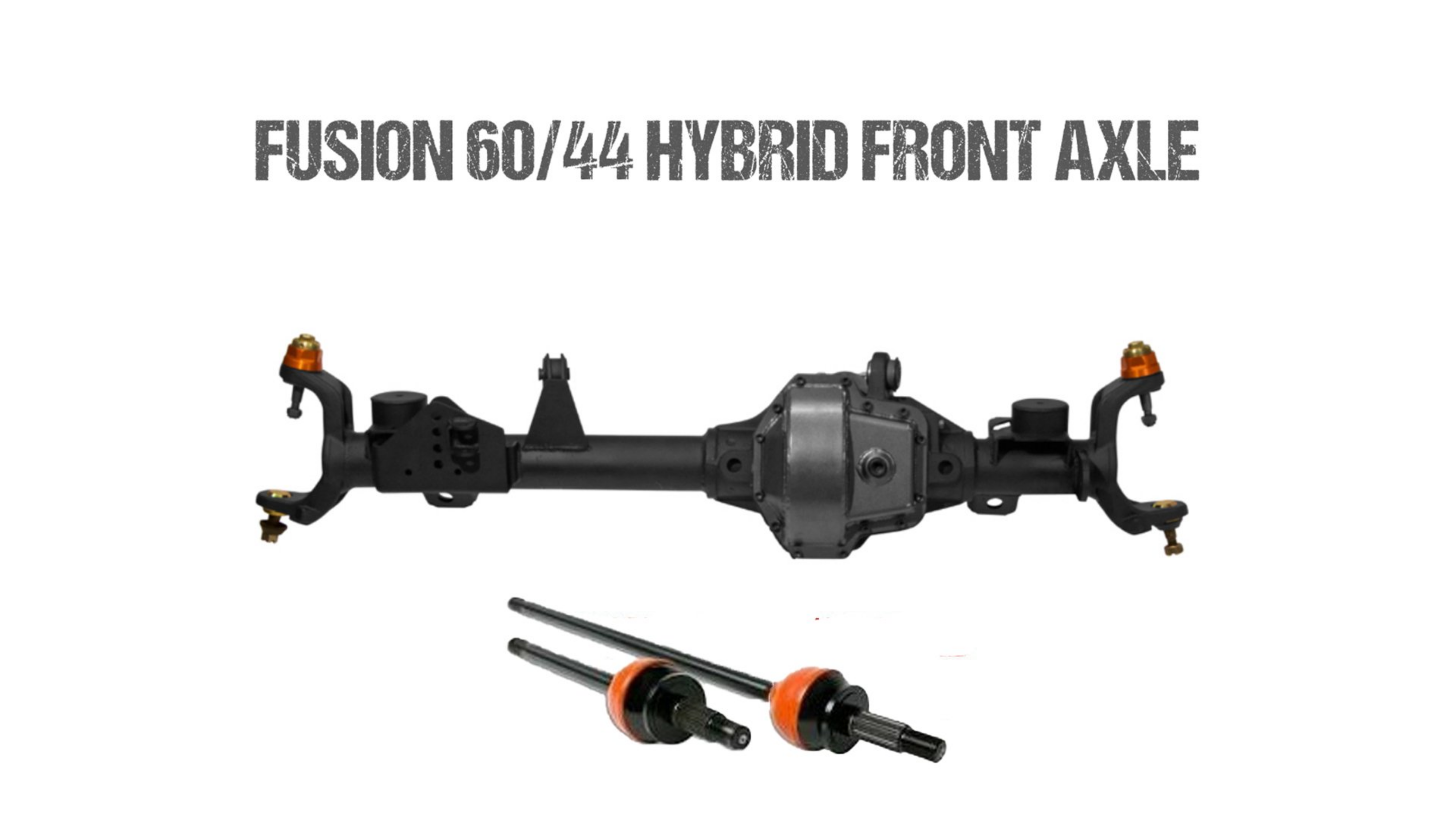 Fusion 60/44 Hybrid Front Axle Assembly for Jeep JK - Fusion4x4