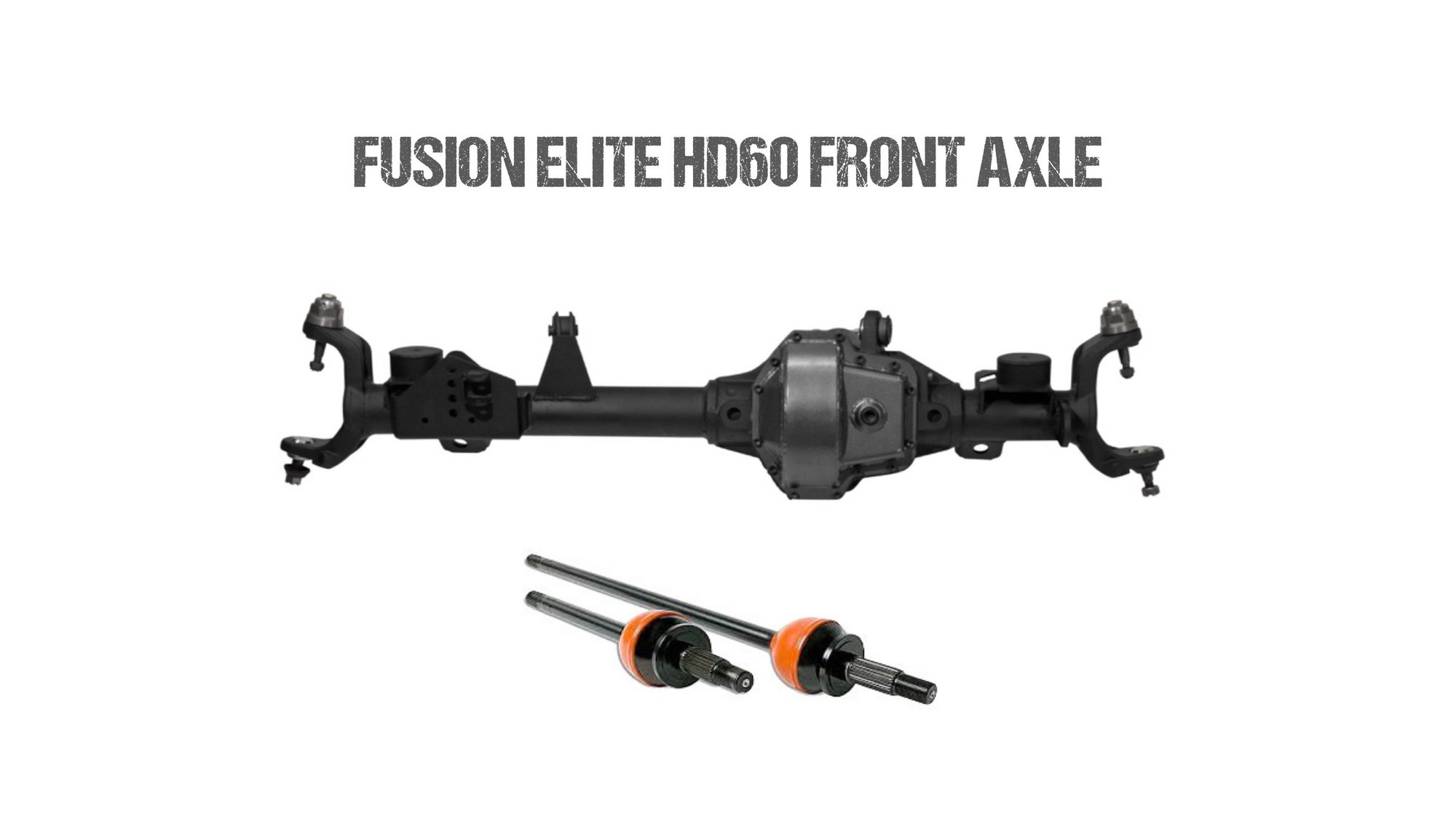 Fusion Elite HD60 Front Axle Assembly for Jeep Gladiator JT - Fusion4x4