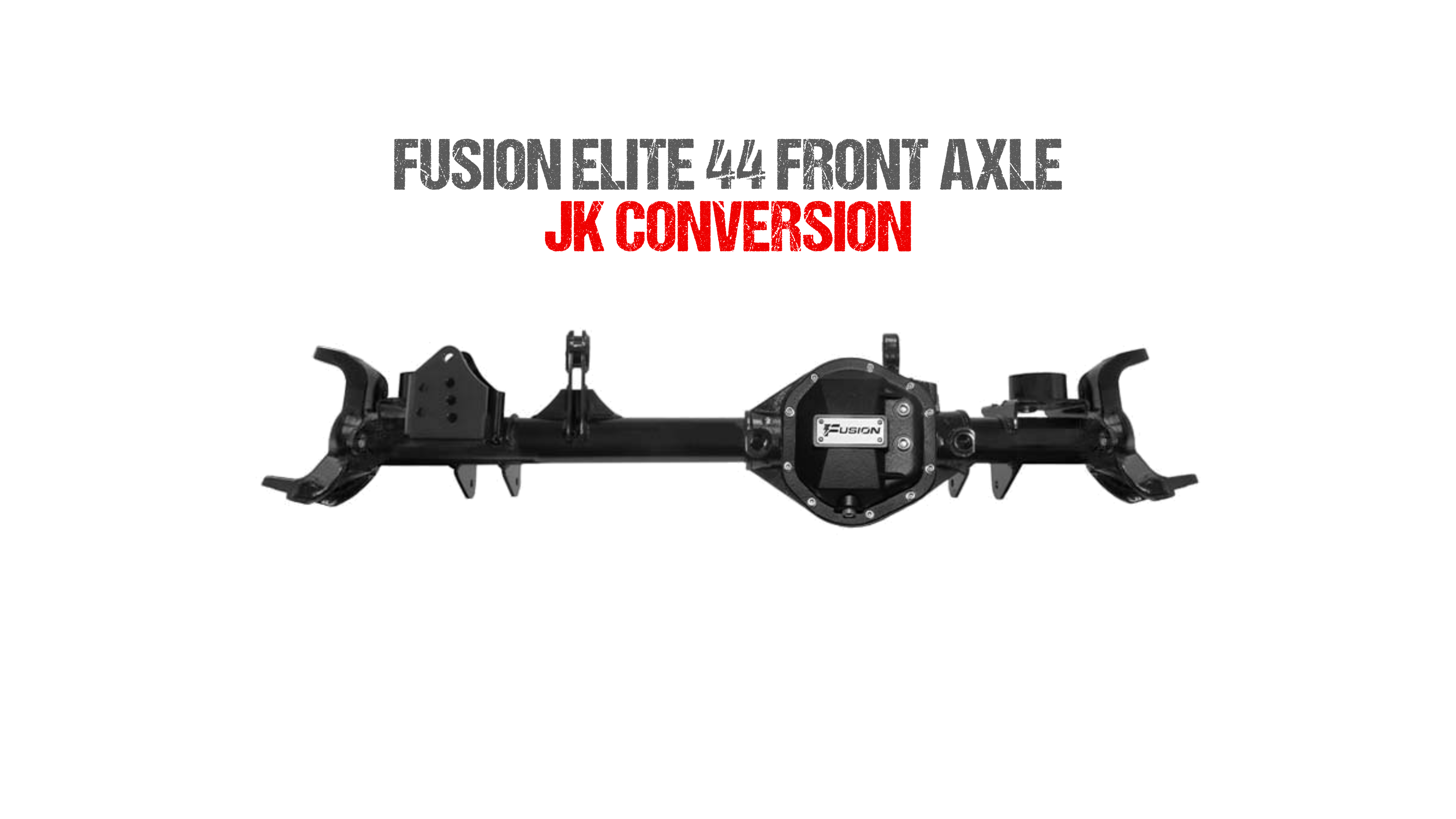 Fusion Elite 44 Front Axle Assembly for Jeep TJ/LJ/XJ - JK Conversion -  Fusion4x4