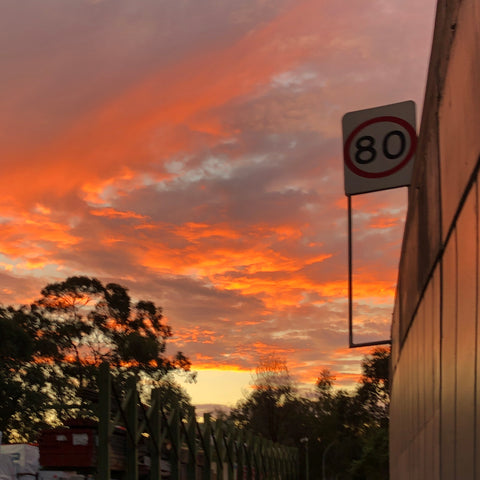 Sunset over Northmead, NSW