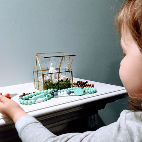 Praying Rosary with Toddlers