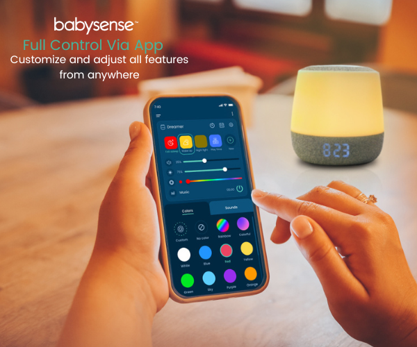 Babysense Dreamer Sound and Light Machine