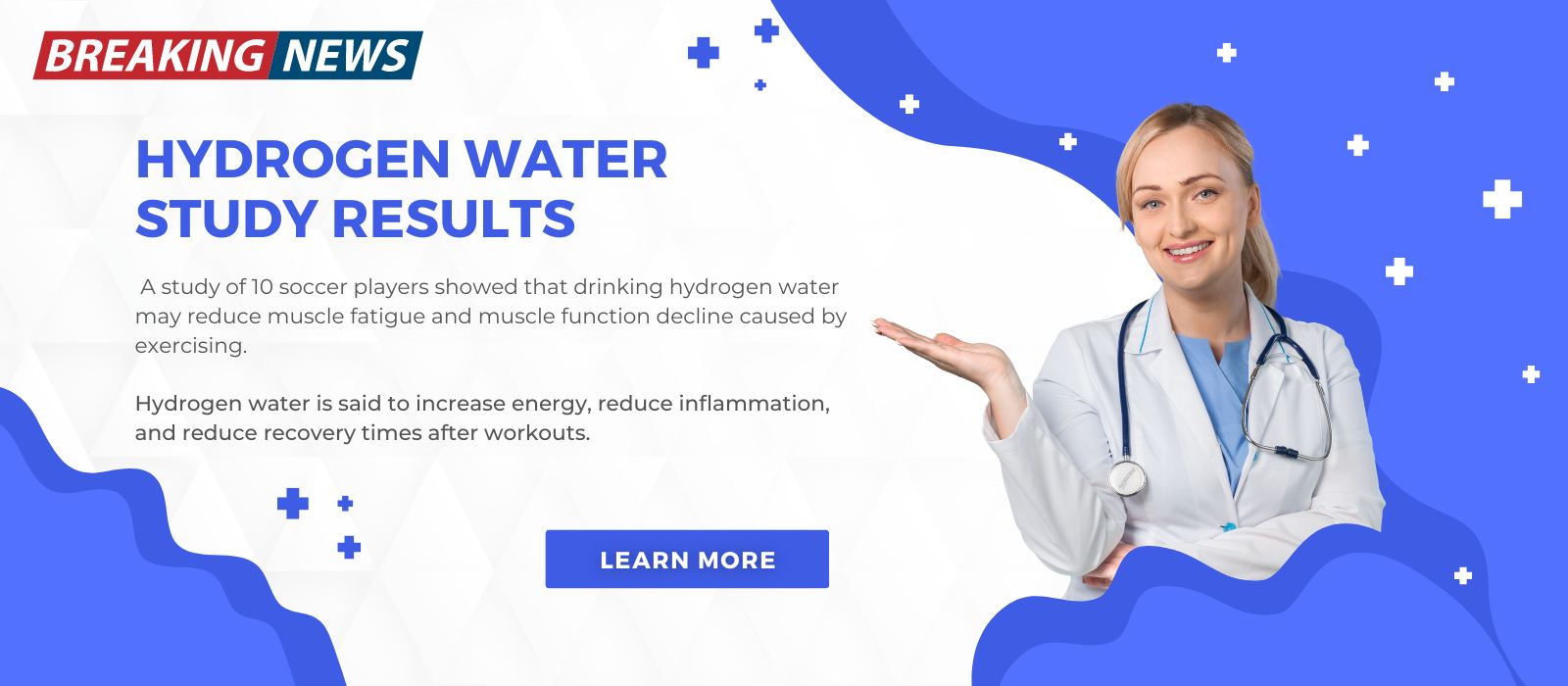 Hydrogen water studies - Soccer Team