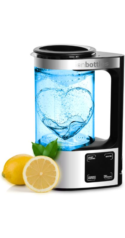 IonBottles Hydrogen Water Pitcher 64 ounces