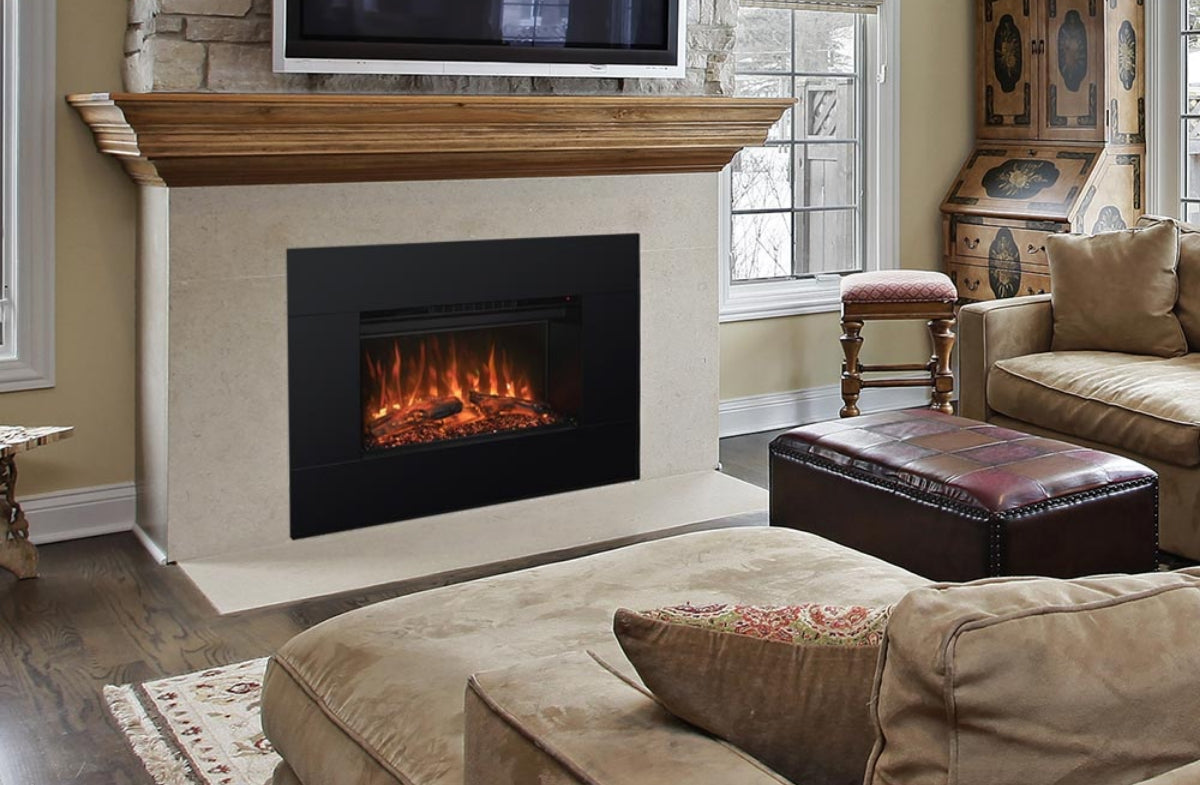 In wall fireplace install options & insulation