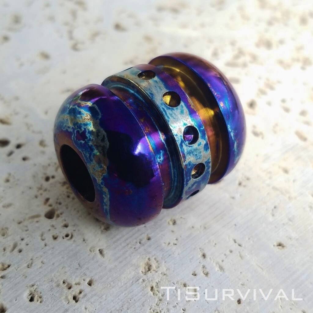 Titanium Droid Lanyard Beads - Ti Survival
