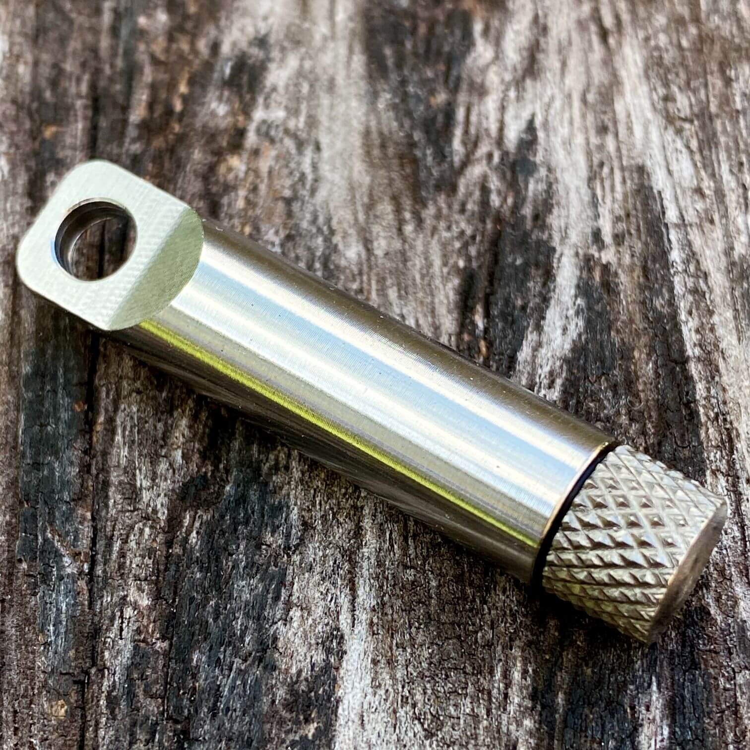 Nitro Pod Nitroglycerin Titanium Pill Fob - Ti Survival