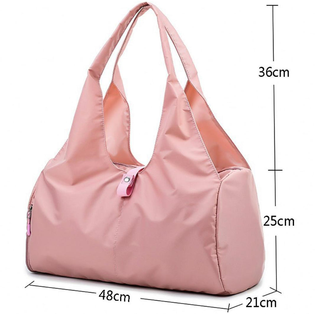 ladies pink gym bag