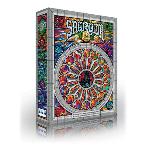 image of boardgame box for "Sagrada"