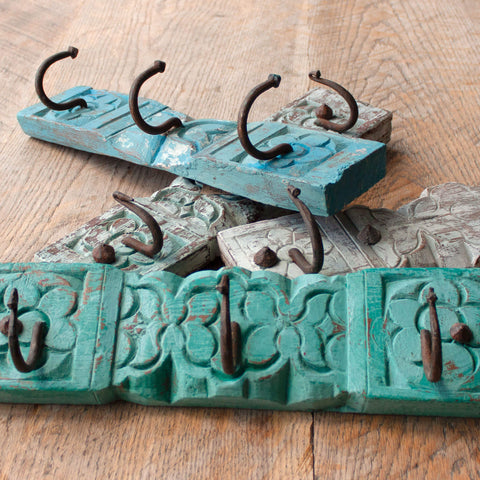 Vintage Style French Ornate cast iron coat hook