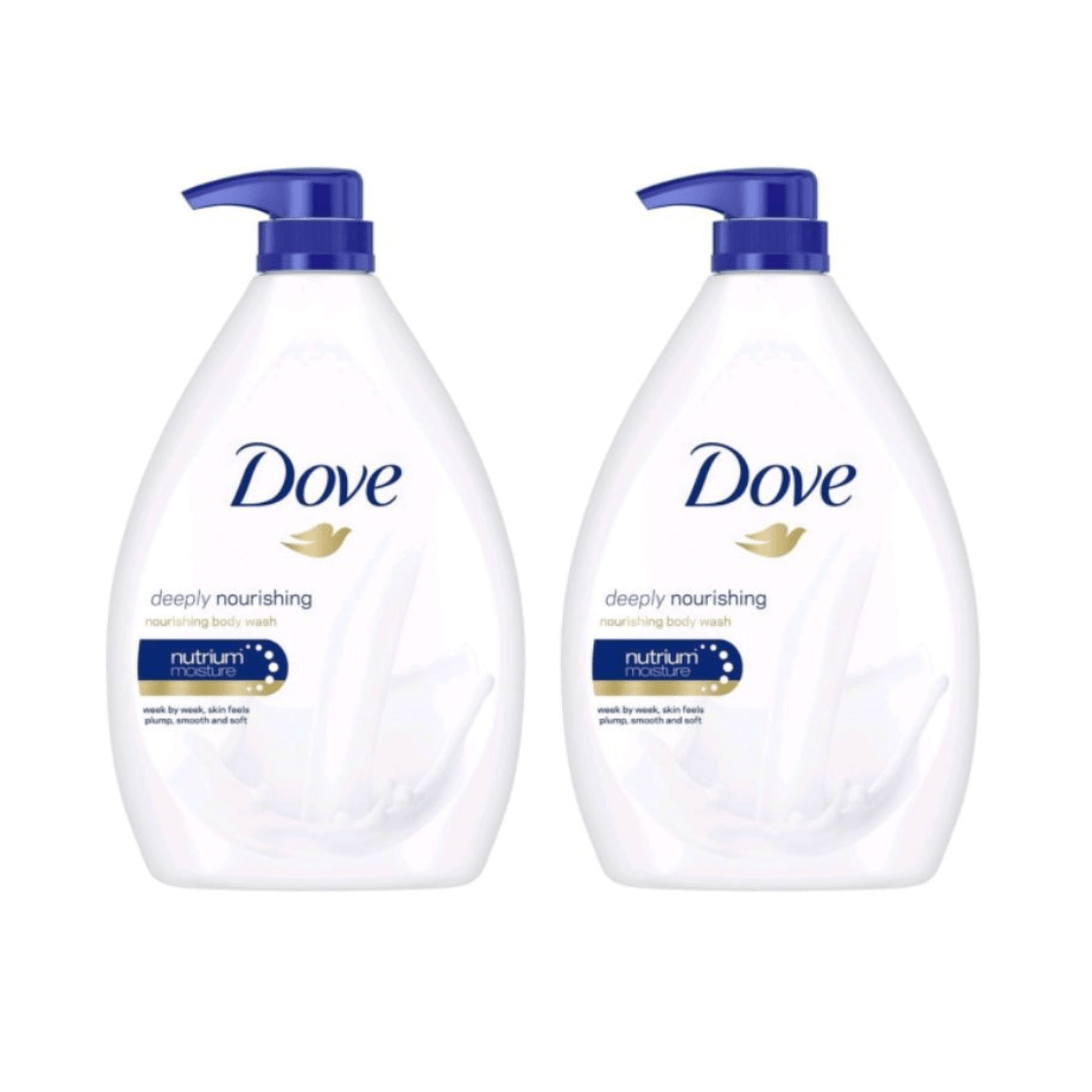 Image of Dove Body Wash With Pump Deeply Nourishing Original 32.12oz/950ml - Pack of 2