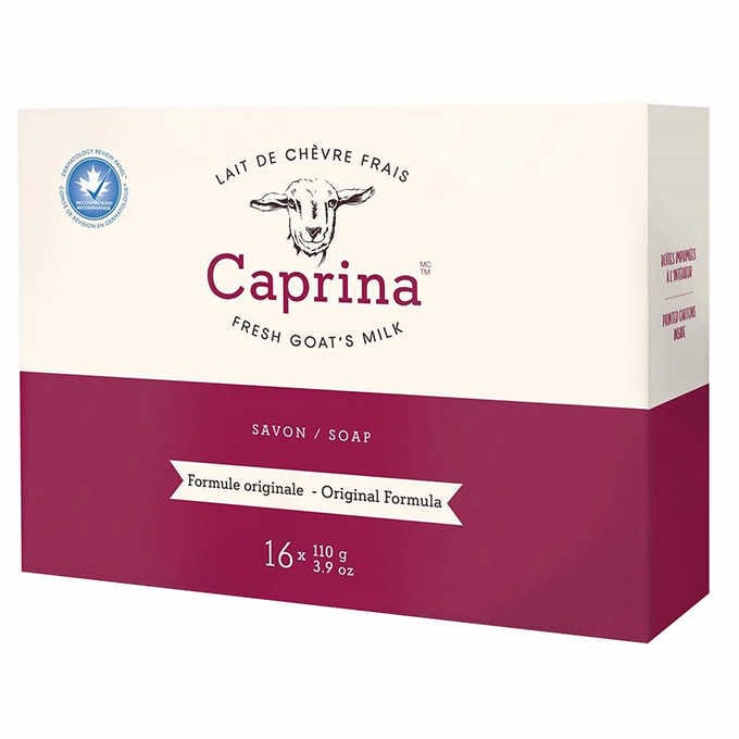Image of Caprina Fresh Goat's Milk Soap (16 Bars)
