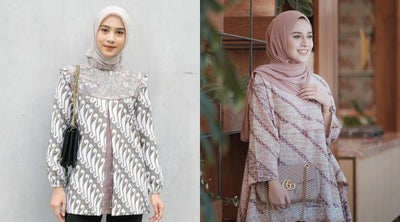 Model Baju Batik Terbaru untuk Perempuan Berhijab