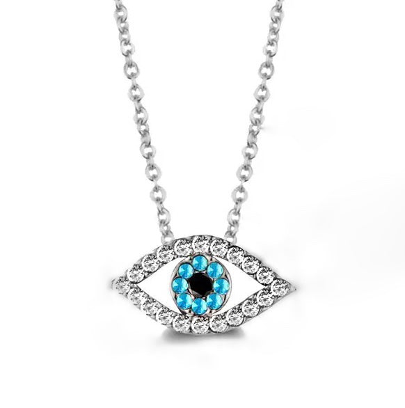 lesa michele evil eye necklace